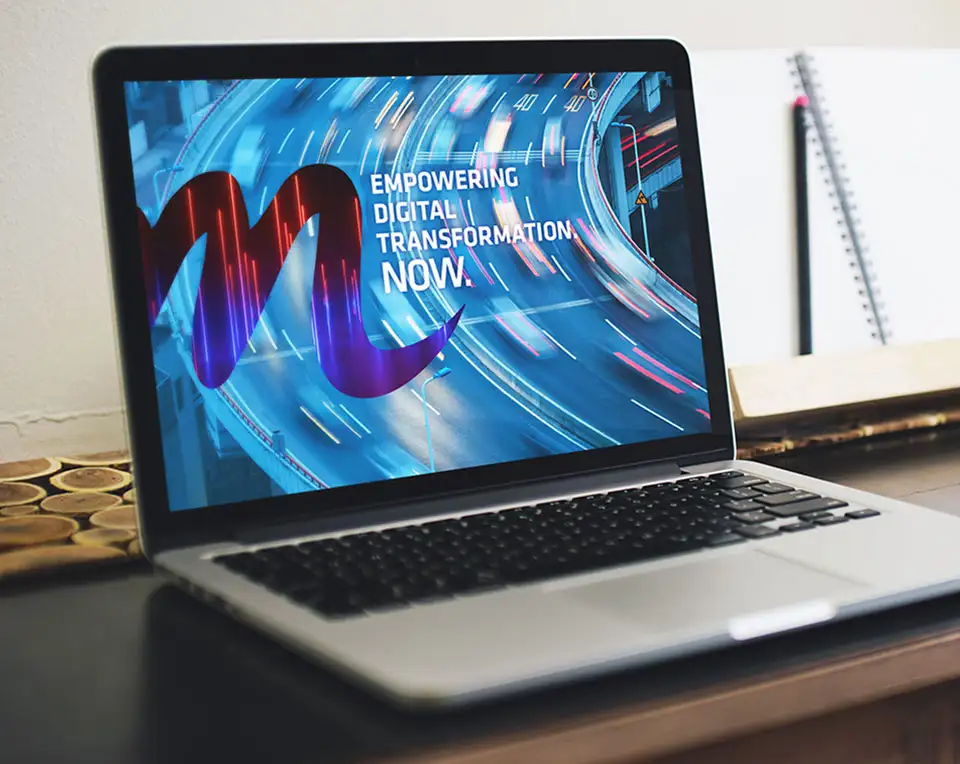 Site on laptop